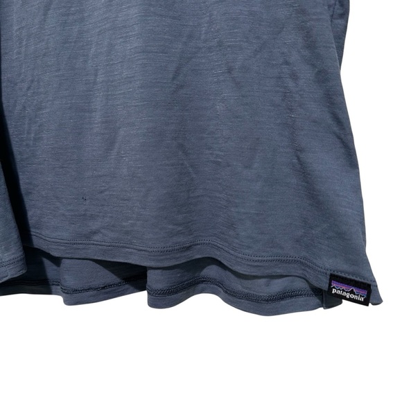 Patagonia Women's L Dusty Blue Long-Sleeved Capilene® Cool Merino Blend Shirt - Picture 6 of 6